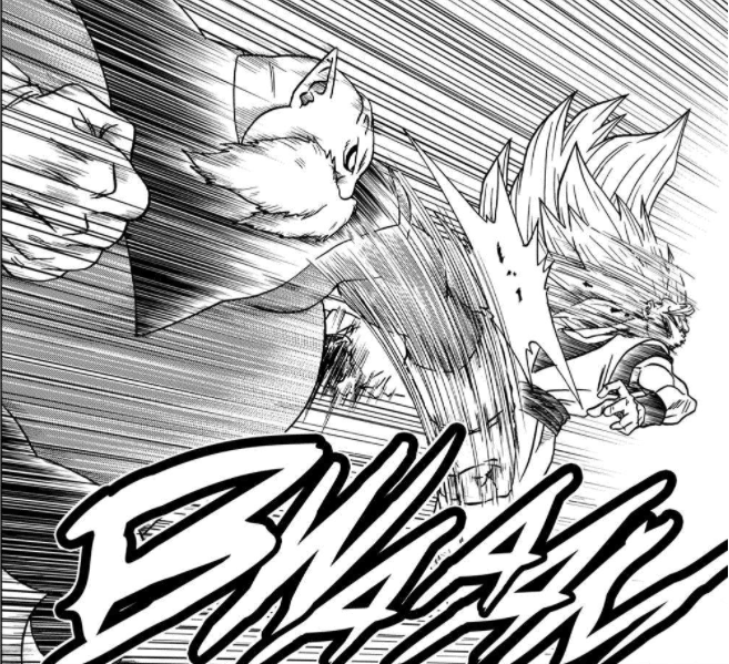 Goku vs. Toppo Dragon Ball Super Manga
